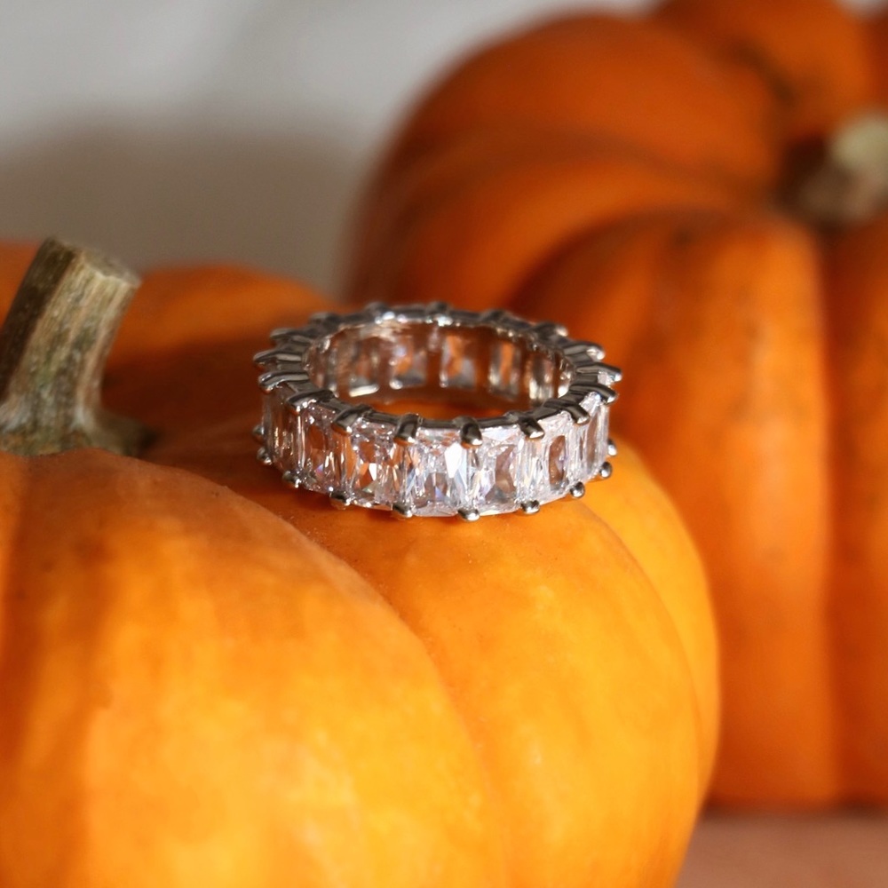 Silver Baguette Ring
